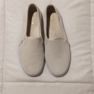 Keds Summer textured cream tennies